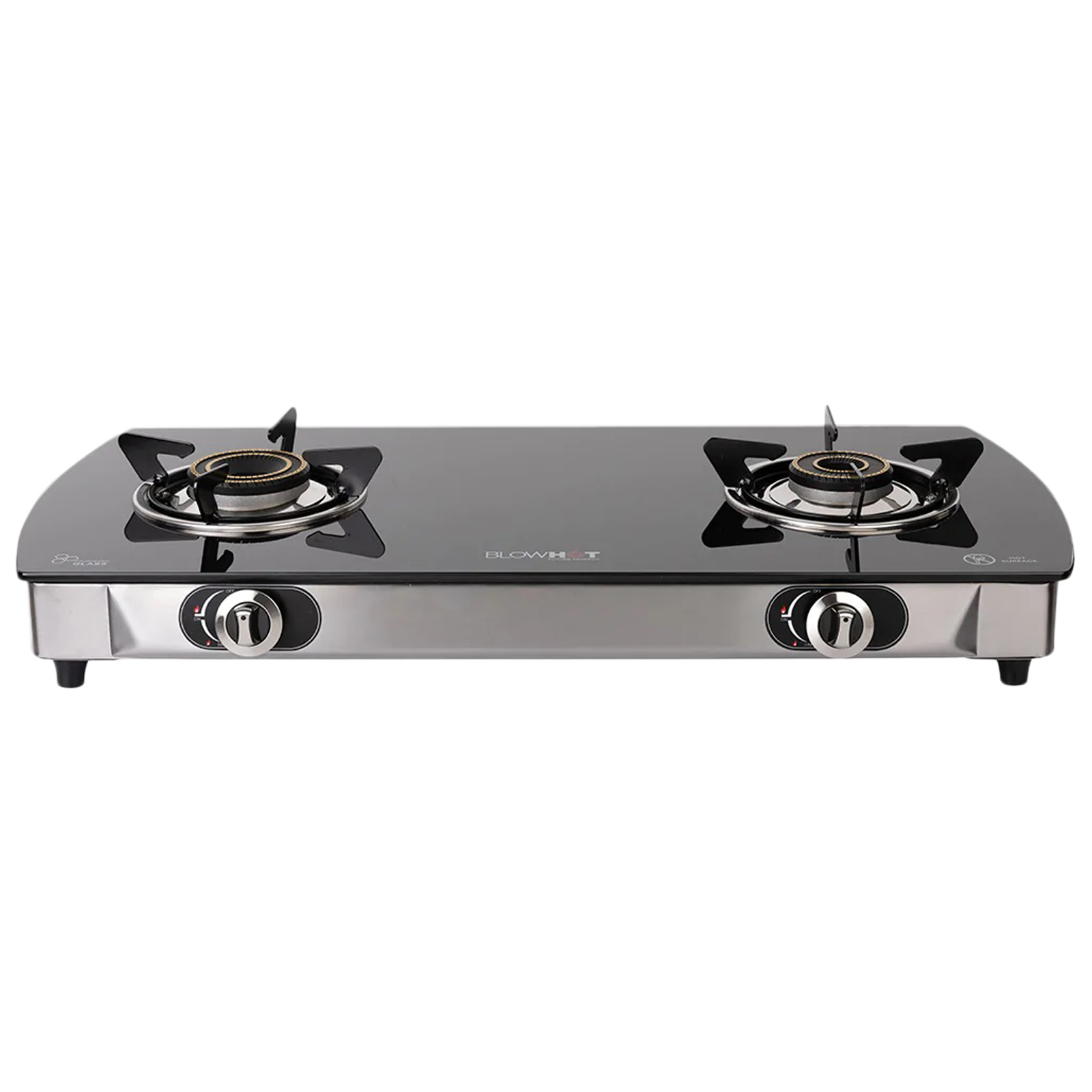 Buy Blowhot JASPER 2 Burner Toughened Glass Gas Stove (Stainless Steel